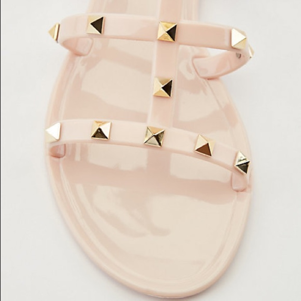 BNIB studded jelly sandals